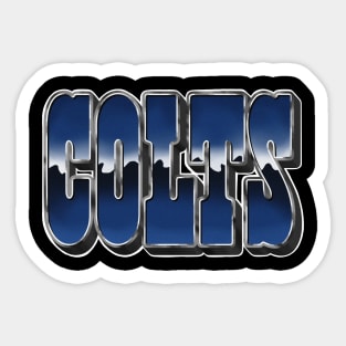 Colts redesign Sticker